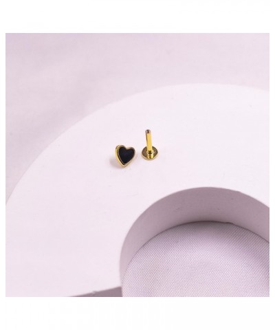 S925 Sterling Silver Labret Studs Cartilage Helix Earring Studs 16G HypoallergenicThreaded Flat Back Lip Monroe Studs Tragus ...