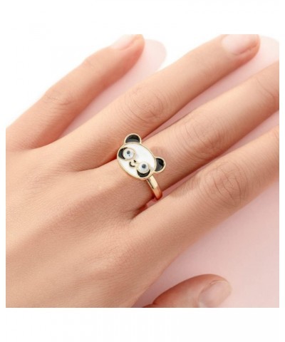 3Pcs Fidget Anxiety Rings Adjustable Rings Open Daisy Butterfly Yingyang Unicorn Spinner Rings for Anxiety Stackable Rings St...