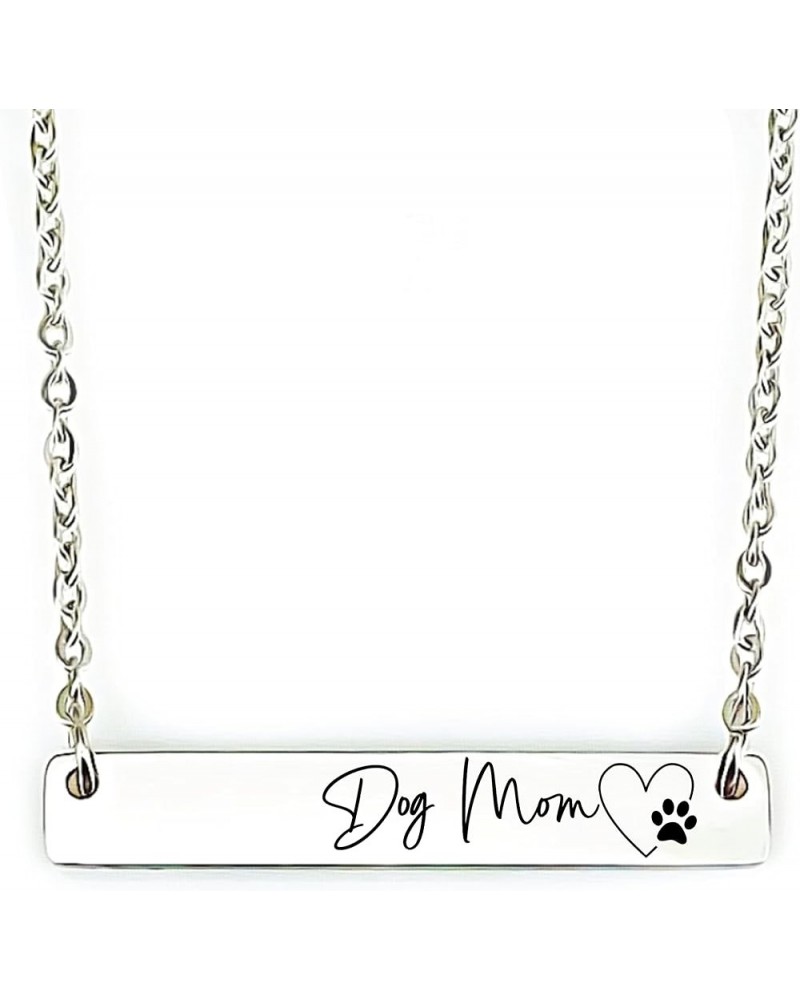 FBA-DOG-MOM Dog Mom Silver $11.86 Necklaces