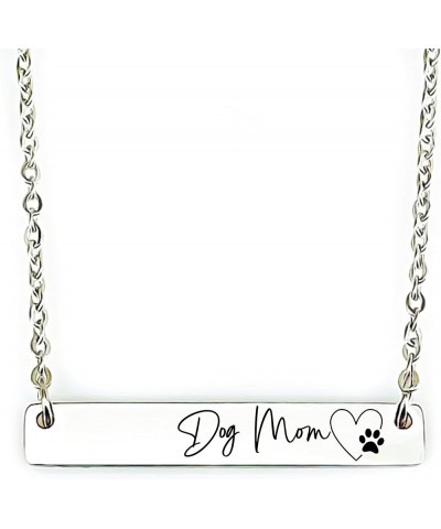 FBA-DOG-MOM Dog Mom Silver $11.86 Necklaces