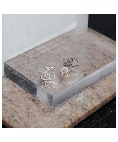 Initial Earrings for Women Initial Earrings Available in Gold, Silver, Rose Gold and White Gold 14k White Gold $22.77 Earrings