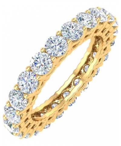 2.2 Carat Prong Set Diamond Eternity ring in 14K Solid Gold - IGI Certified Yellow Gold $438.00 Rings