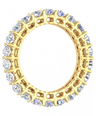 2.2 Carat Prong Set Diamond Eternity ring in 14K Solid Gold - IGI Certified Yellow Gold $438.00 Rings