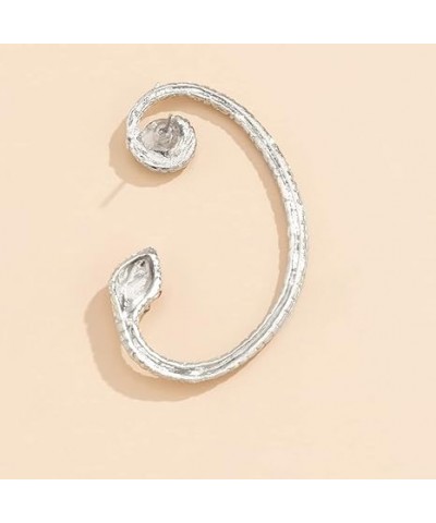 Dragon Gold Earring Punk Ear Cuff Party Ear Jewelry Rock Ear Accessories for Women and Girls Snake-S $8.66 Earrings