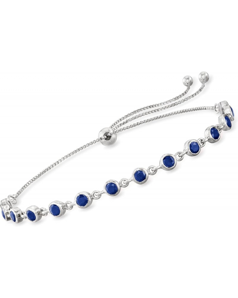 2.70 ct. t.w. Sapphire Bolo Bracelet in Sterling Silver $38.04 Bracelets