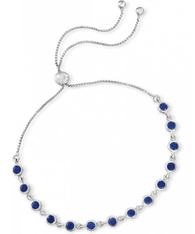 2.70 ct. t.w. Sapphire Bolo Bracelet in Sterling Silver $38.04 Bracelets