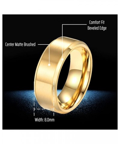 CEJUG 18k Yellow Gold Wedding Ring Sets for Him and Her Women Men Titanium Stainless Steel Bands 2Ct Cz Couple Rings Women's ...