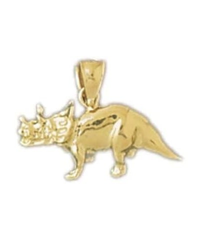 Dinosaur Charm Pendant 14k Gold Yellow Gold $58.85 Pendants