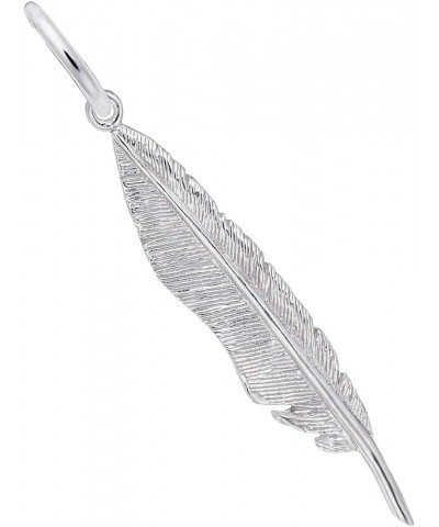 Feather Charm Sterling Silver $20.08 Bracelets