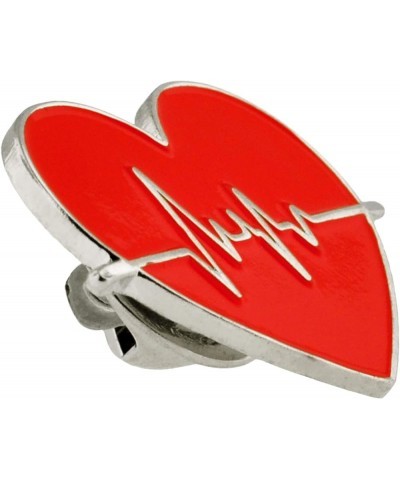 PinMart's Red Heart Beat American Heart Month Doctor Nurse Gift Enamel Lapel Pin 1 Piece $7.07 Brooches & Pins