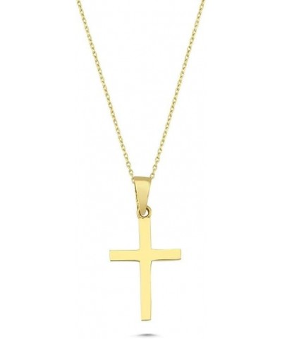 100% 14k Pure Gold Necklaces - Non Tarnish Cross Necklace for Women, Men, Boys, Girls or Kids | Dainty Charm Pendant Jewelry ...