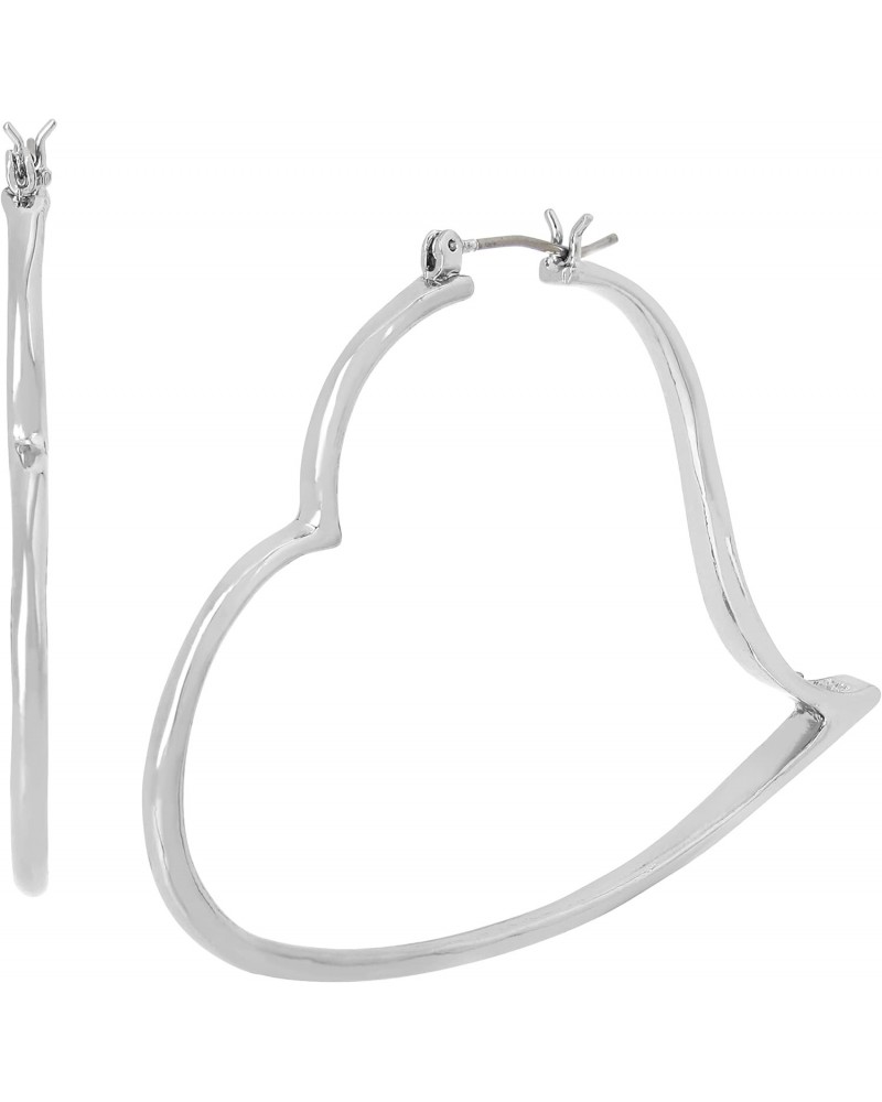 Heart Hoop Earrings $19.33 Earrings