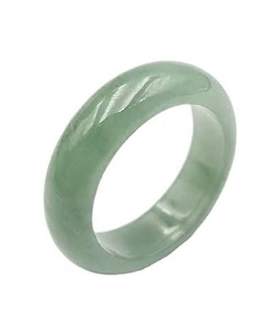 Mens Womens Natural Genuine Real Green Jade Band Ring Size 5-12 Green 7 $12.99 Rings