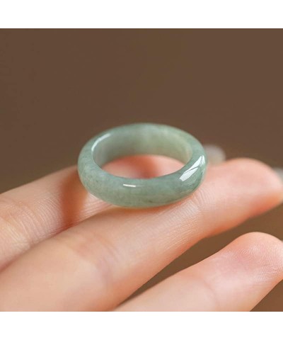 Mens Womens Natural Genuine Real Green Jade Band Ring Size 5-12 Green 7 $12.99 Rings