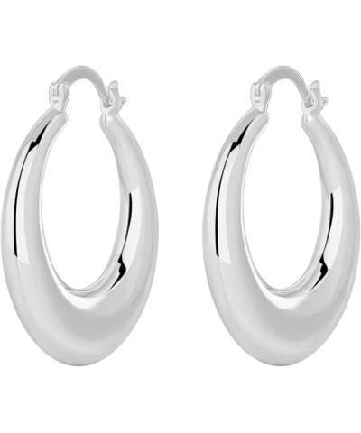 Gold Earrings Gold Plated Hoop Earrings for Women Mini Gold Hoops for Girls 1144White $11.05 Earrings