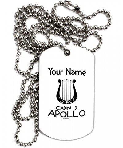 Personalized Cabin 7 Apollo Adult Dog Tag Chain Necklace $17.04 Necklaces