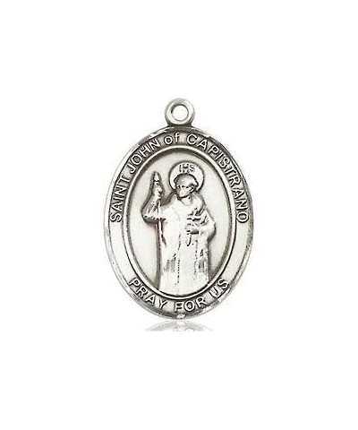 St. John of Capistrano Catholic Patron Saint Medal Pendant Necklace Charm, Made in USA Medium/Sterling Silver/no chain $25.49...