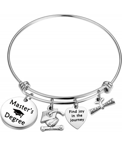 Masters Graduation Gift Find Joy In The Journey Bracelet Bangle College Grad Gift Masters Degree Gift degree bracelet $9.45 B...