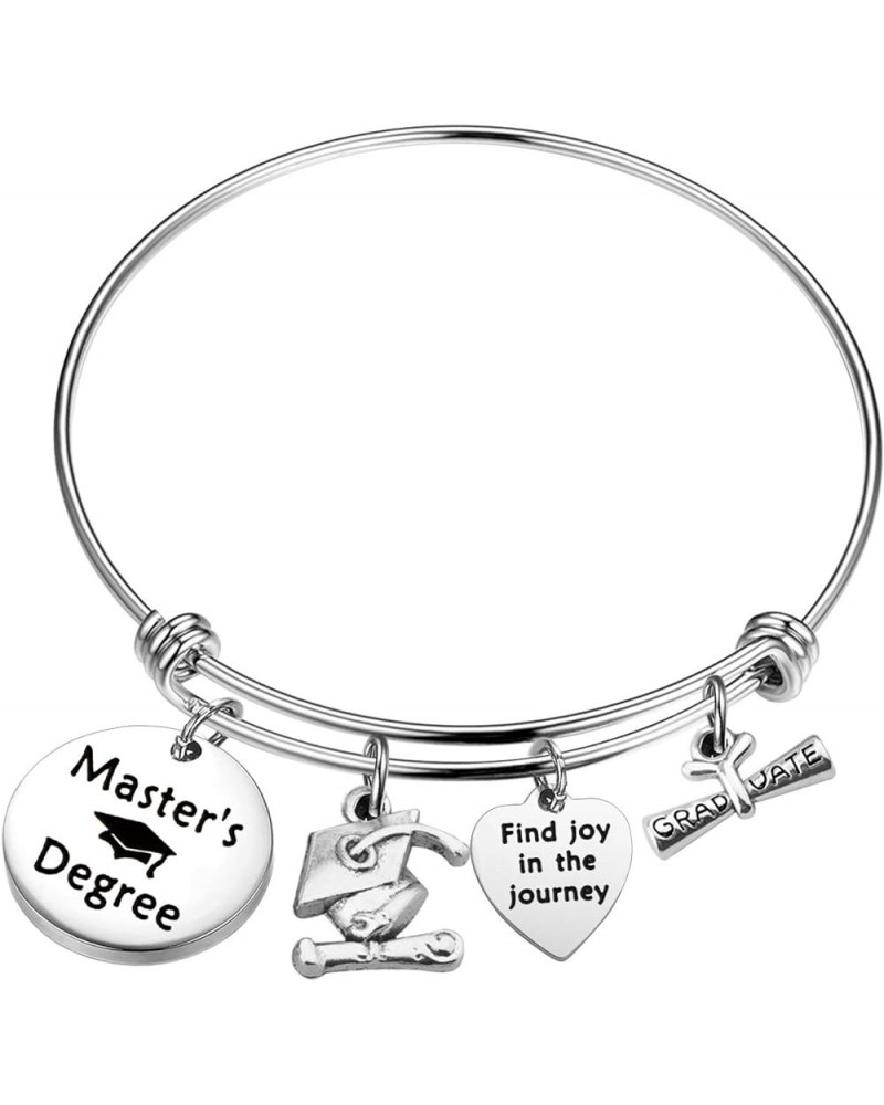 Masters Graduation Gift Find Joy In The Journey Bracelet Bangle College Grad Gift Masters Degree Gift degree bracelet $9.45 B...