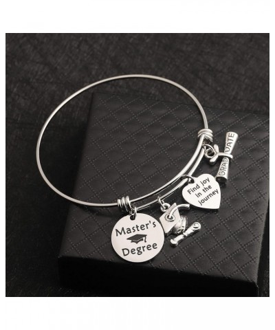 Masters Graduation Gift Find Joy In The Journey Bracelet Bangle College Grad Gift Masters Degree Gift degree bracelet $9.45 B...