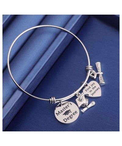 Masters Graduation Gift Find Joy In The Journey Bracelet Bangle College Grad Gift Masters Degree Gift degree bracelet $9.45 B...