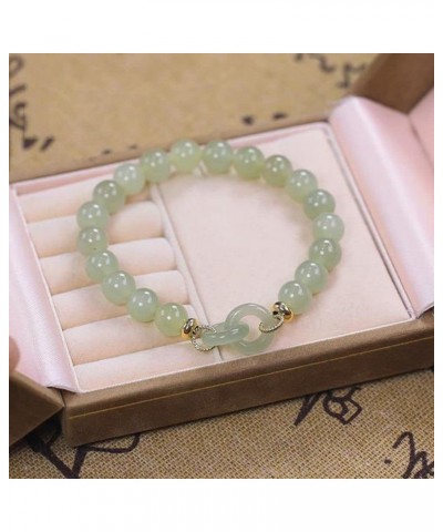 Women's Ancient Style Friends Bangles Imitation Jade Bracelets Elegant Wristbands Elastic Hand Rope Bangles $6.26 Bracelets