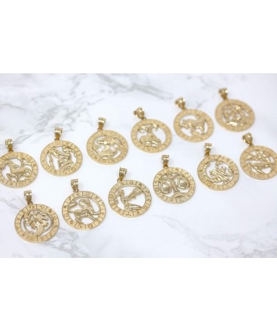 14k Yellow Gold Zodiac Pendant Necklace 16.0 Inches Pisces $92.39 Necklaces