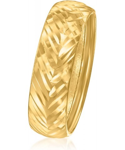 Canaria 10kt Yellow Gold Chevron-Pattern Ring $42.64 Rings