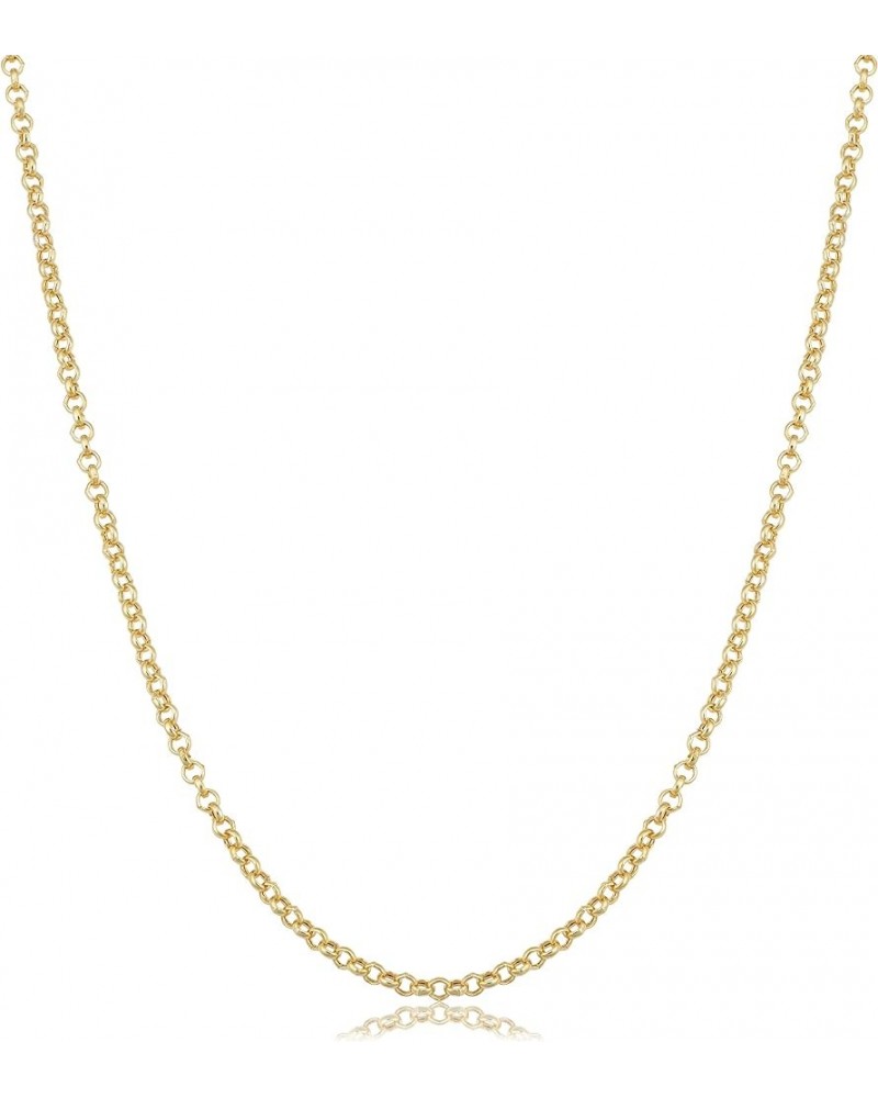 14k Yellow Gold 1.9 mm Rolo Chain Necklace (16, 18, 20, 22, 24 or 30 inch) 20 Inches $60.90 Necklaces