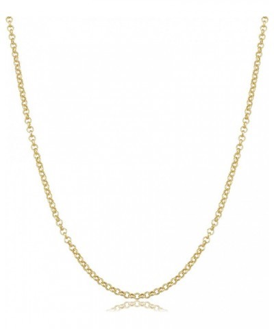 14k Yellow Gold 1.9 mm Rolo Chain Necklace (16, 18, 20, 22, 24 or 30 inch) 20 Inches $60.90 Necklaces