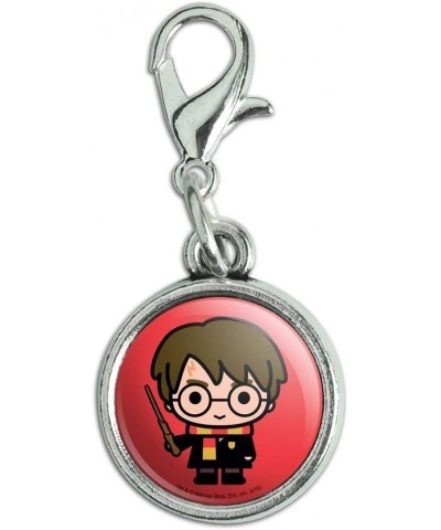 Harry Potter Cute Chibi Character Antiqued Bracelet Pendant Zipper Pull Charm with Lobster Clasp Chrome $8.99 Bracelets