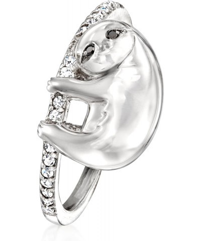 0.13 ct. t.w. Black and White Diamond Sloth Ring in Sterling Silver $59.00 Rings