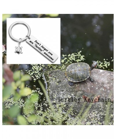 Turtle Bracelet Awesome Bangle Beach Jewelry Don't Ever Forget You are Turtley Awesome Jewelry Keychain $9.29 Bracelets