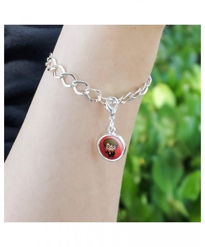 Harry Potter Cute Chibi Character Antiqued Bracelet Pendant Zipper Pull Charm with Lobster Clasp Chrome $8.99 Bracelets