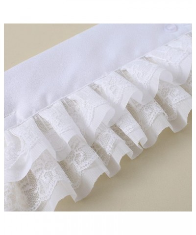 Lolita False Sleeves Wrist Cuffs Floral Layered Lace Cuff 11white $11.39 Bracelets