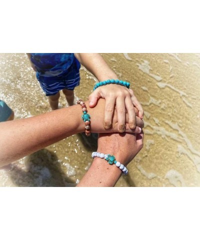 Sea Turtle Tracking Bracelet, Elastic, supports the Sea Turtle Conservancy, one size fits most for Men and Women Sky Stone $1...