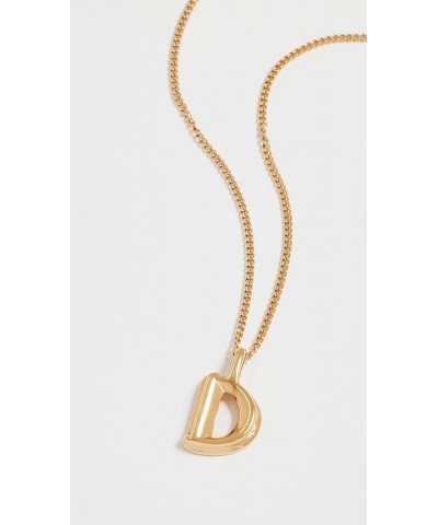 Women's Monogram Necklace D $43.26 Necklaces