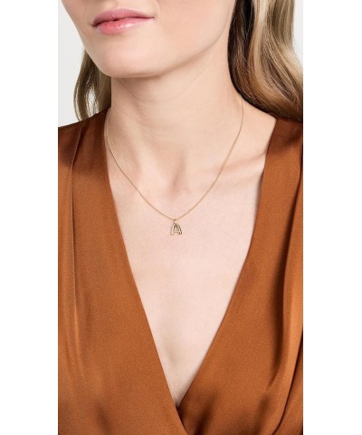 Women's Monogram Necklace D $43.26 Necklaces