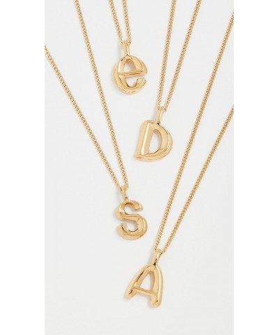 Women's Monogram Necklace D $43.26 Necklaces