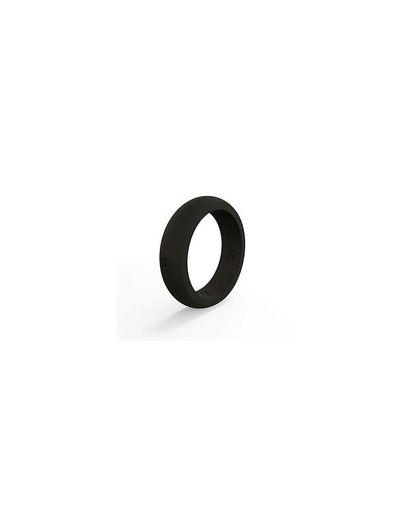 Women's Black Classic Quality Silicone Ring Size 08 Black - Kettlebell Size 4 $8.80 Rings