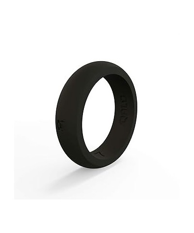 Women's Black Classic Quality Silicone Ring Size 08 Black - Kettlebell Size 4 $8.80 Rings