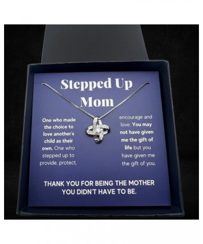 Bonus Mom Necklace Gifts Step Mom Mothers Day Gift Stepped Up Mom From Step Daughter Stepson To My Bonus Mom Pendant Jewelry ...