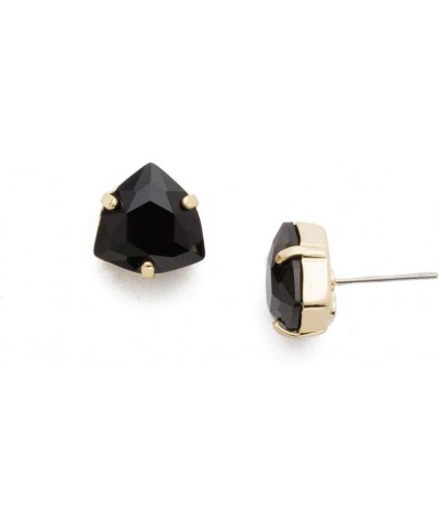 Sorrelli Perfectly Pretty Stud Earrings Jet Bright Gold-Tone $16.66 Earrings