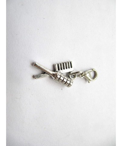 Scissors Charm, Sewing Machine Charm, Scissors Charm, Scissors Clip on Charm (Bronze Sewing Machine 1.8x2cm) comb 2.1x1.2cm $...