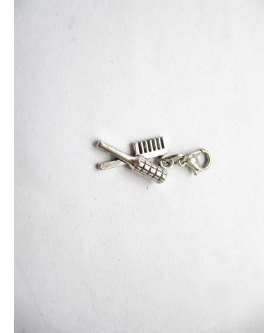 Scissors Charm, Sewing Machine Charm, Scissors Charm, Scissors Clip on Charm (Bronze Sewing Machine 1.8x2cm) comb 2.1x1.2cm $...