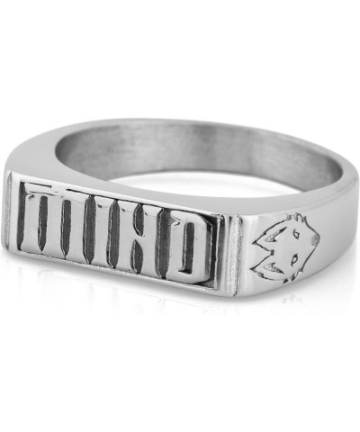 Statement ring | Stackable ring Men's Women Stainless Steel Designer Silver At least $16.47 Others