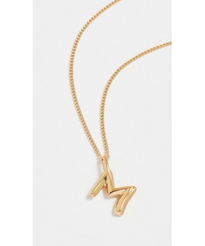 Women's Monogram Necklace M $43.26 Necklaces