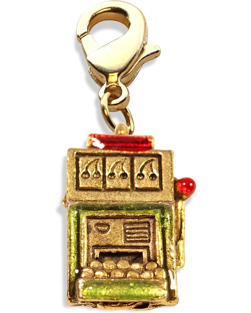 Casino Charm Dangles Slot Machine Gold $9.32 Bracelets