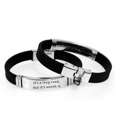 Inspirational bracelet stainless steel silicone bracelet men and women bracelet We are so cool we are so punk $7.64 Bracelets