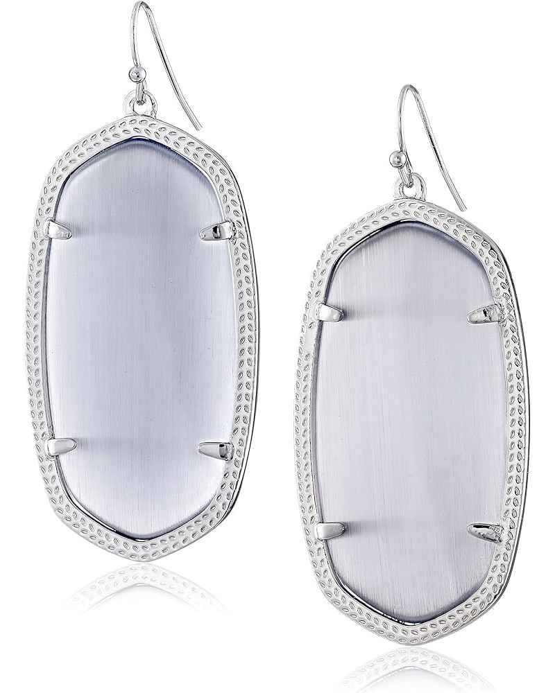 Danielle Statement Earrings for Women, Fashion Jewelry Rhodium/Slate $40.15 Earrings